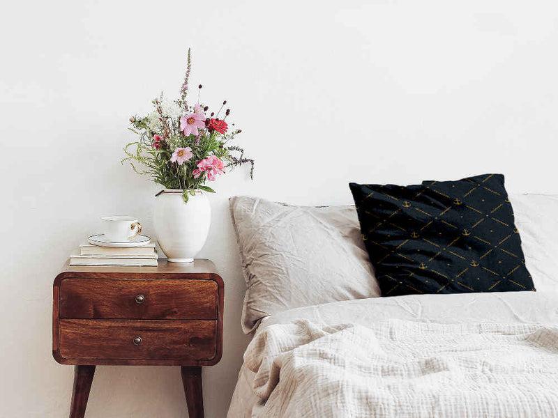 Health pillow blue with anchor