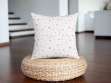 Health pillow with pink hearts and flowers