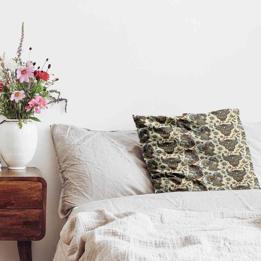 Health pillow colorful animal heads