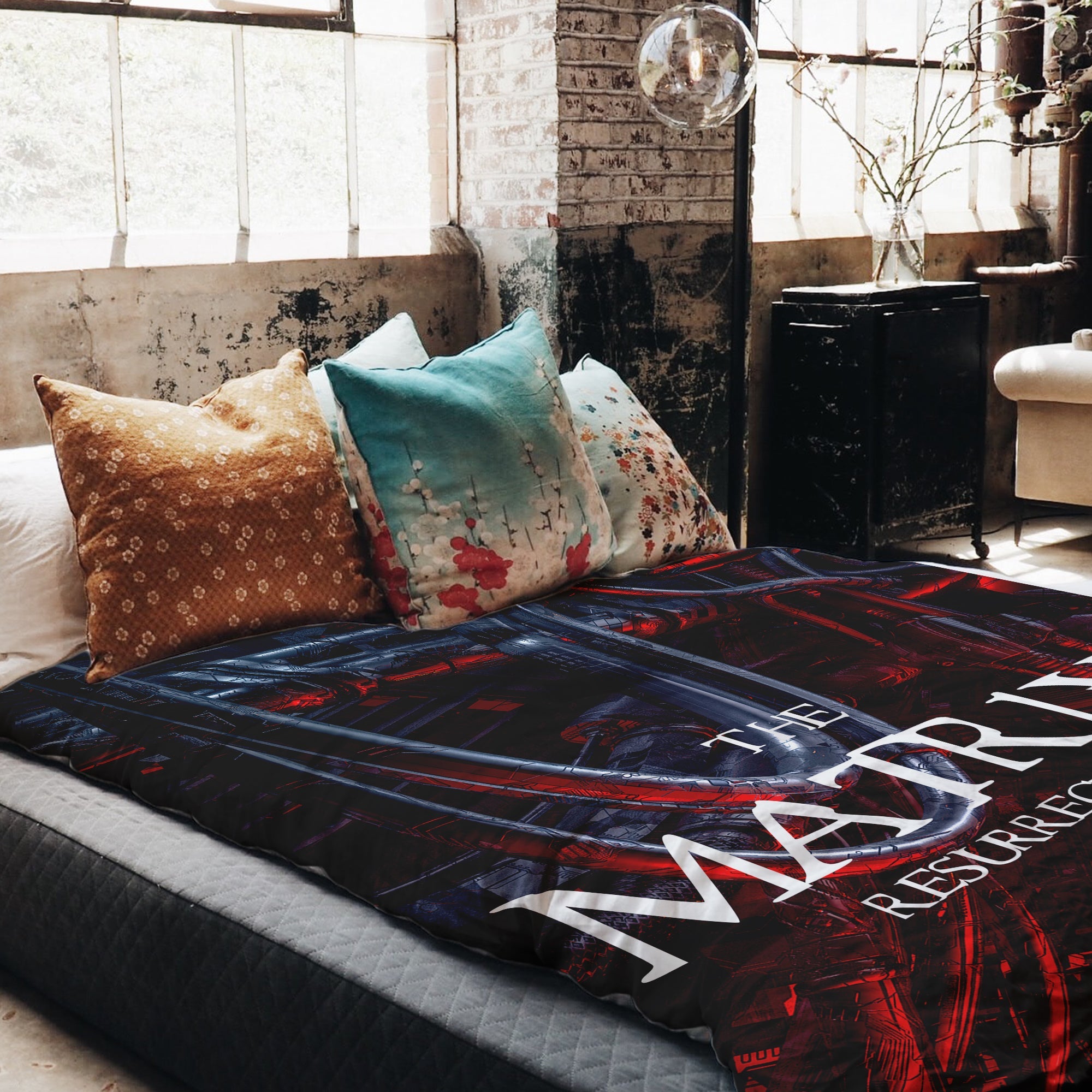 Original therapy blanket - cotton cover red The Matrix