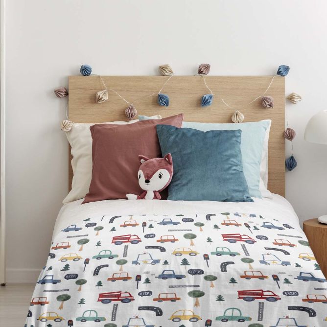 Original therapy blanket - cotton cover cars