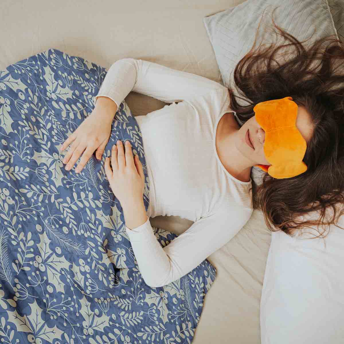 Therapy blankets bedding set blue Christmas