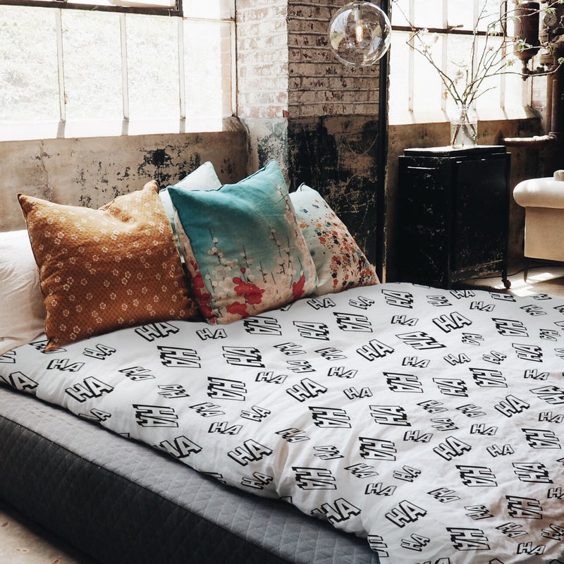 Original therapy blanket - cotton cover white Ha Ha
