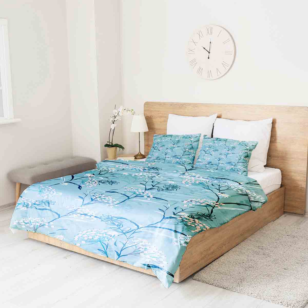 Couette thérapeutique Ensemble de linge de lit Fleurs de printemps