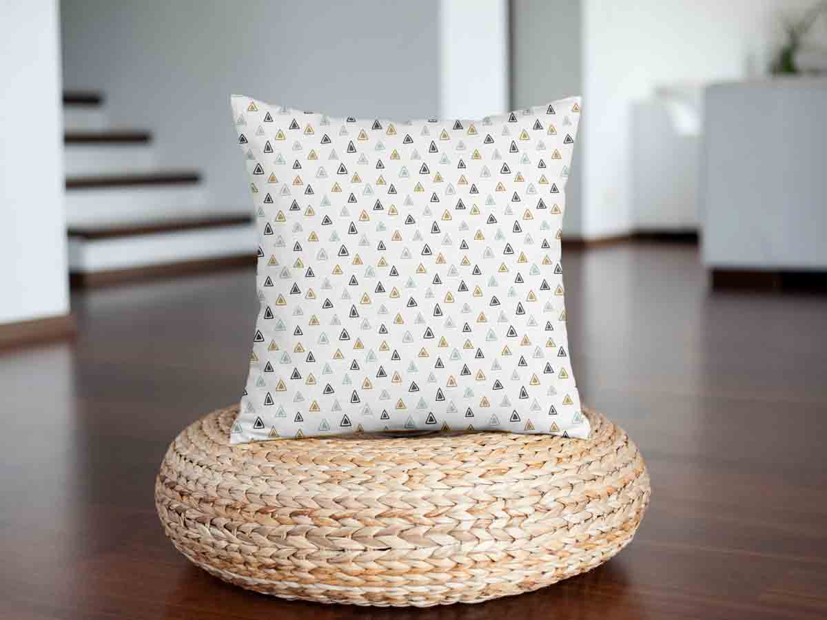 Coussin de santé avec petits triangles