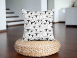 White health pillow with sheep