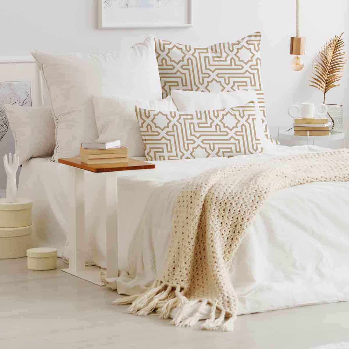 Coussin de santé beige avec formes