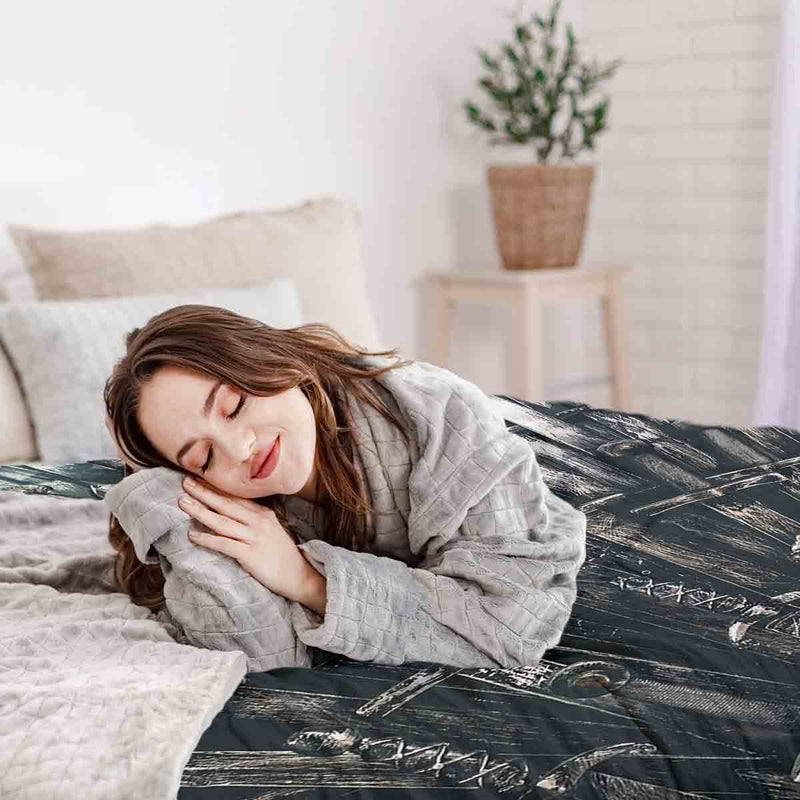 Therapy blankets bedding set sword