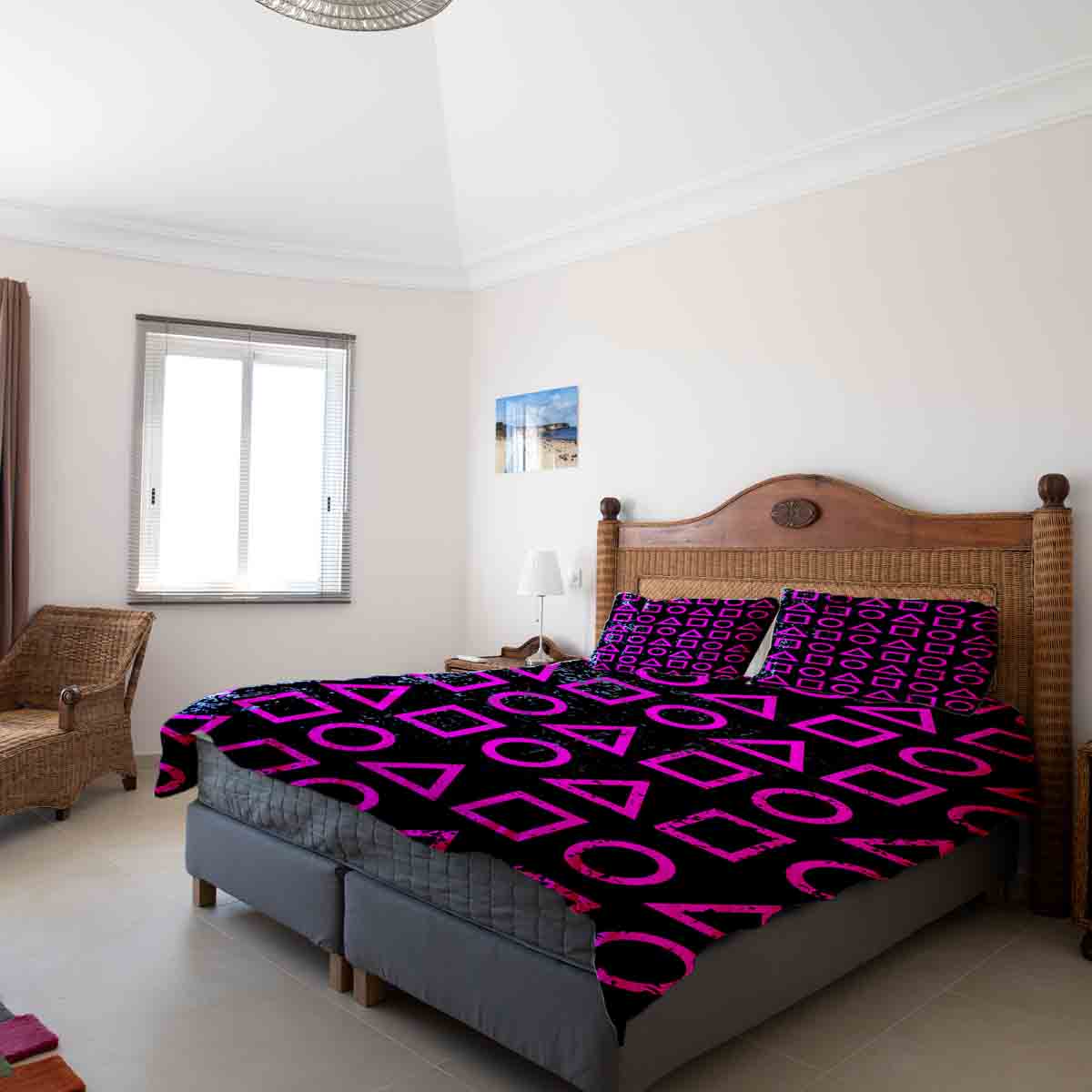 Couette de thérapie Ensemble de linge de lit Formes Dalgona