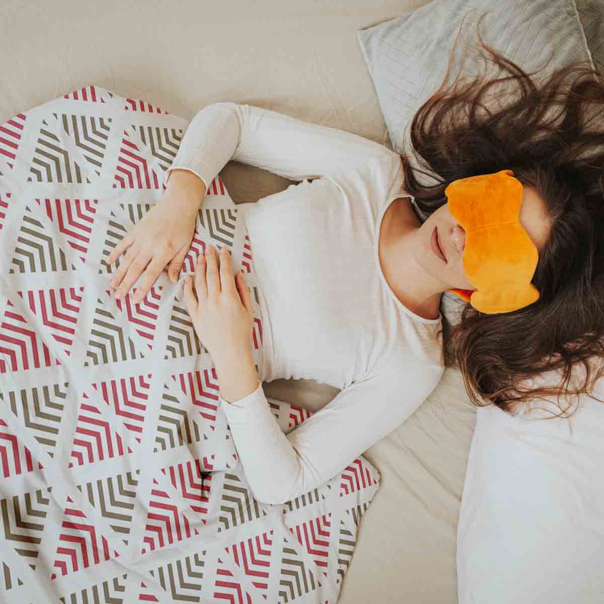 Original therapy blanket - cotton cover Christmas triangles