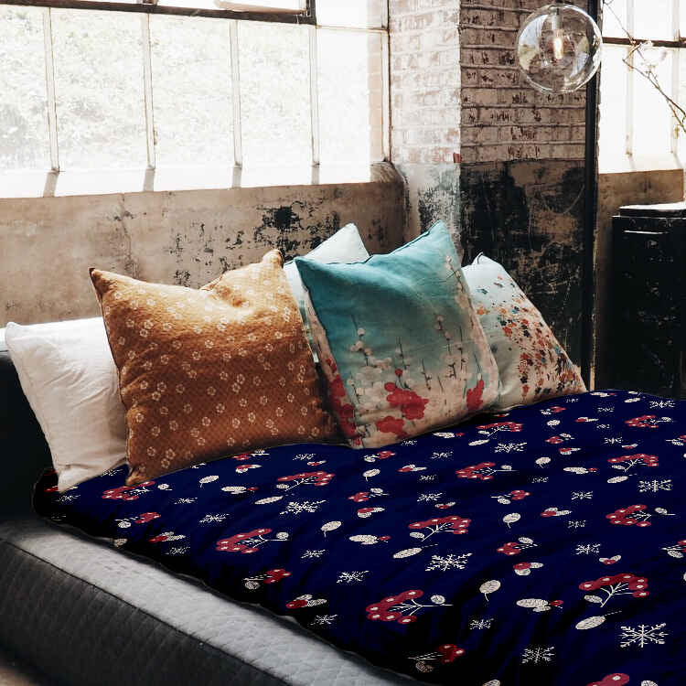 Original therapy blanket - cotton cover blue currant