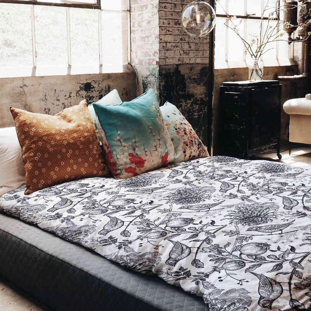 Therapy blankets bedding set gray spring