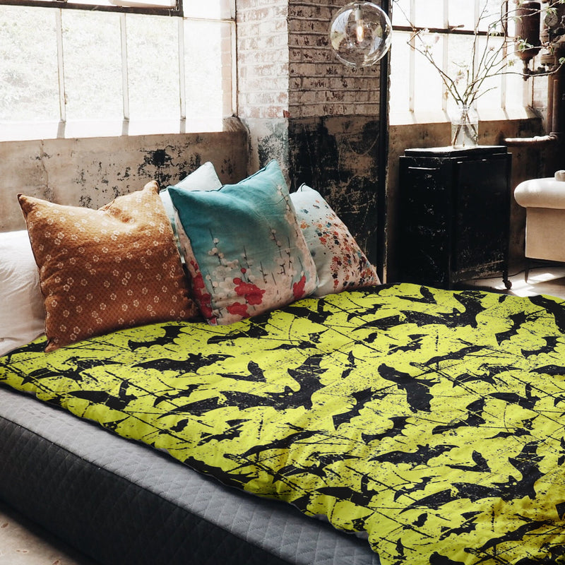 Original therapy blanket - cotton cover yellow bat