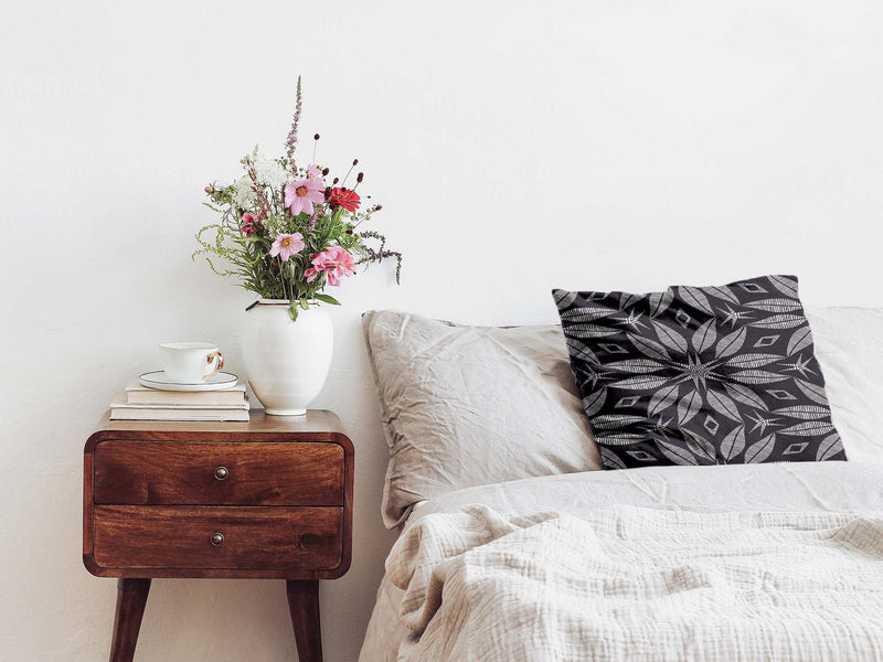 Health pillow with a large flower