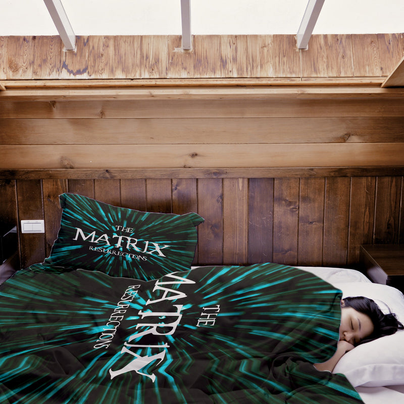 Original therapy blanket - cotton cover with The Matrix lettering