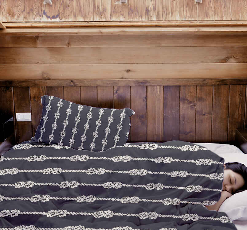 Therapy blankets bedding set sailor knot