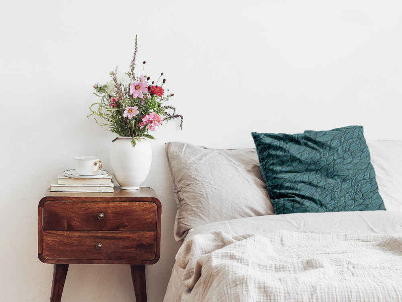 Health pillow, green weave