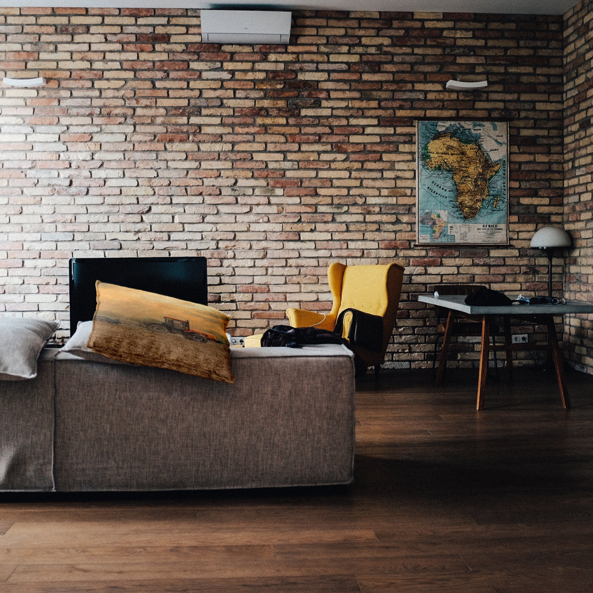 Coussin de santé tracteur avec remorque