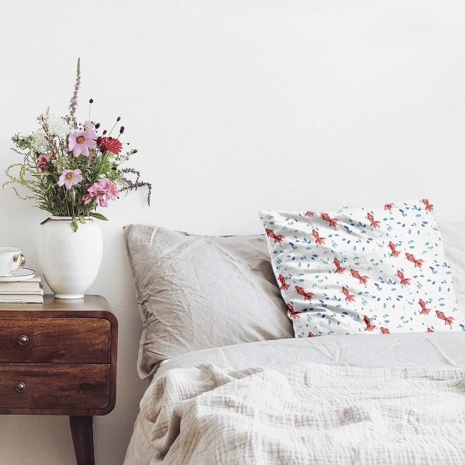 Health Pillow Red Fish