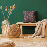 Health pillow, brown autumn leaves