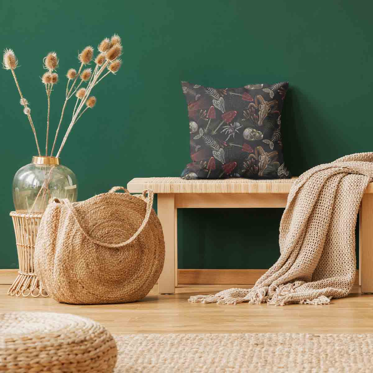 Coussin de santé Halloween Squelette