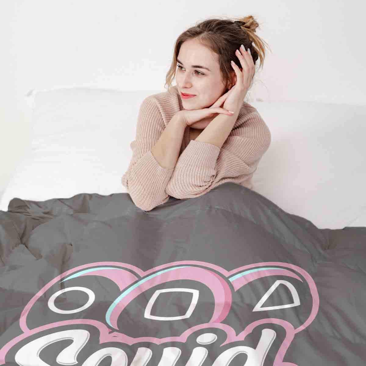 Original therapy blanket - cotton cover black Squid
