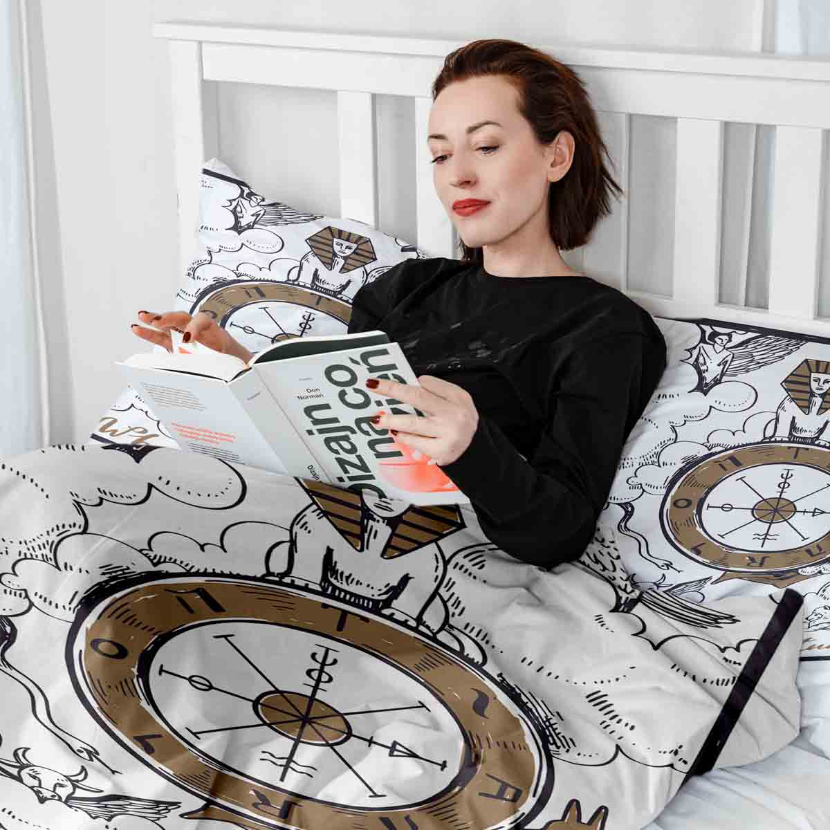 Ensemble de literie et couverture thérapeutique Roue de la Fortune