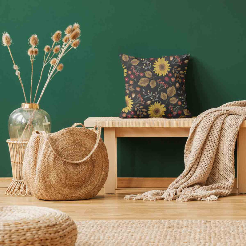 Health pillow with sunflower