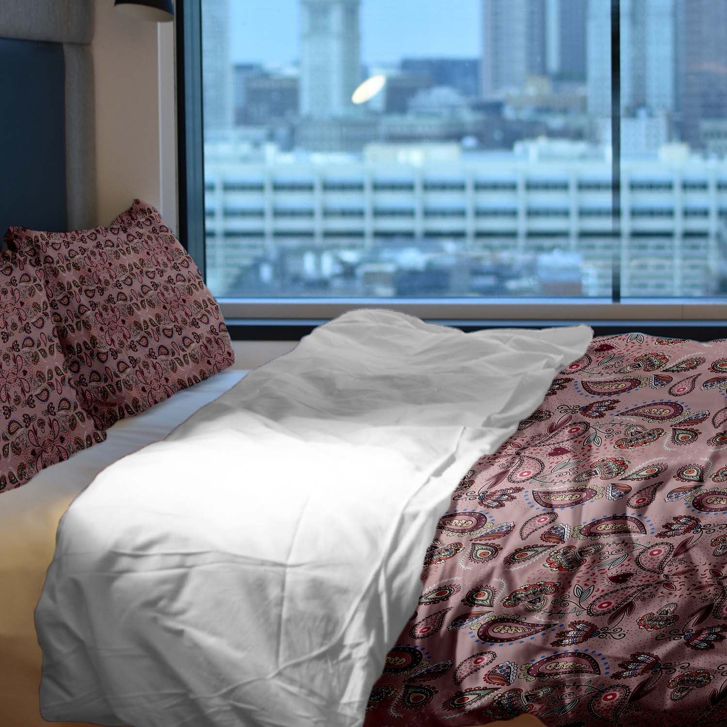 Therapy blankets bedding set pink mandala