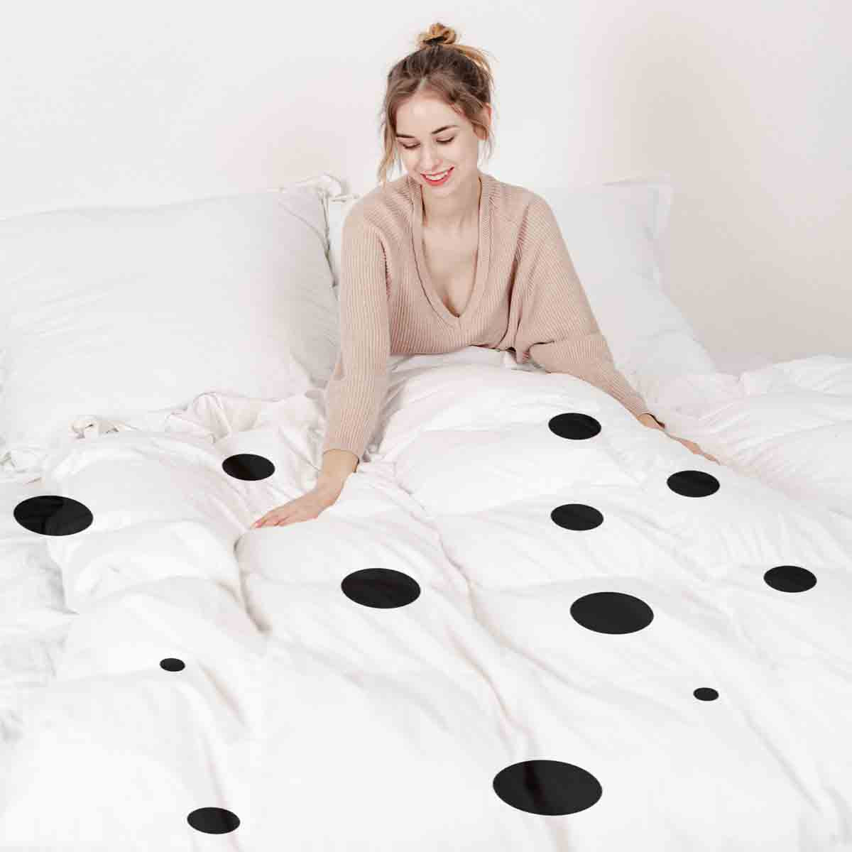 Couverture thérapeutique originale - Housse en coton à pois dalmatien