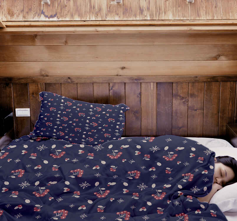 Couette de thérapie Ensemble de literie Bleu Groseille