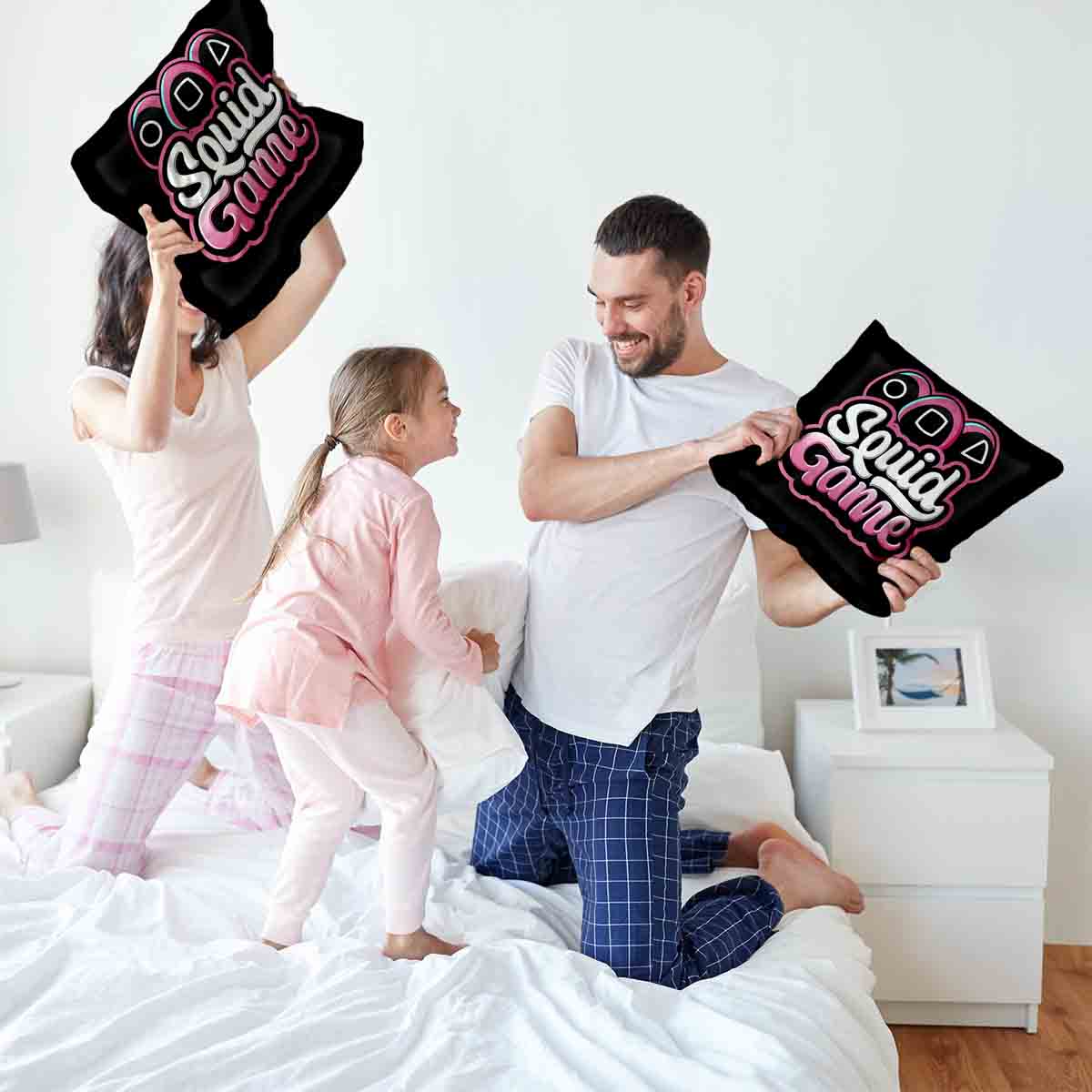 Health Pillow Black Squid