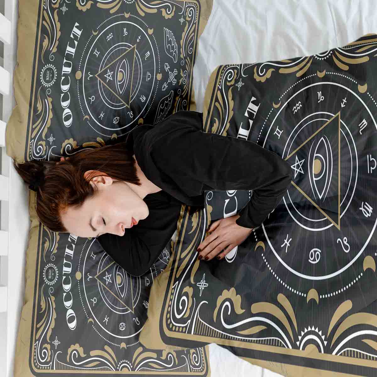 Therapy blankets bedding set eye