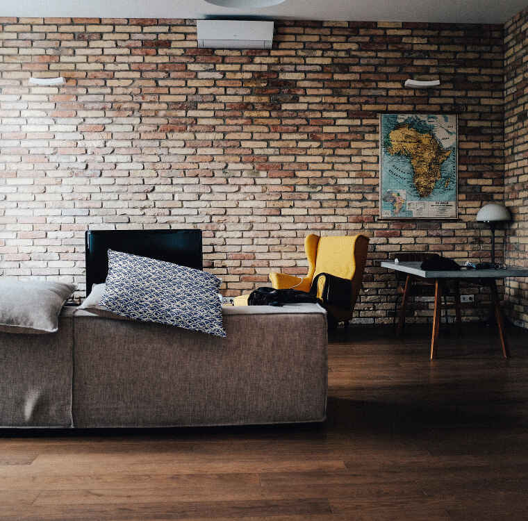 Coussin de santé motif ondulé bleu