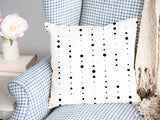 Health pillow white with black dots