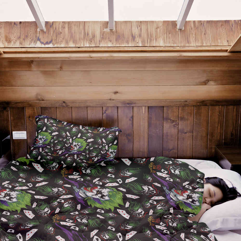 Therapy blankets bedding set colorful Joker