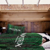 Original therapy blanket - cotton cover Matrix in green