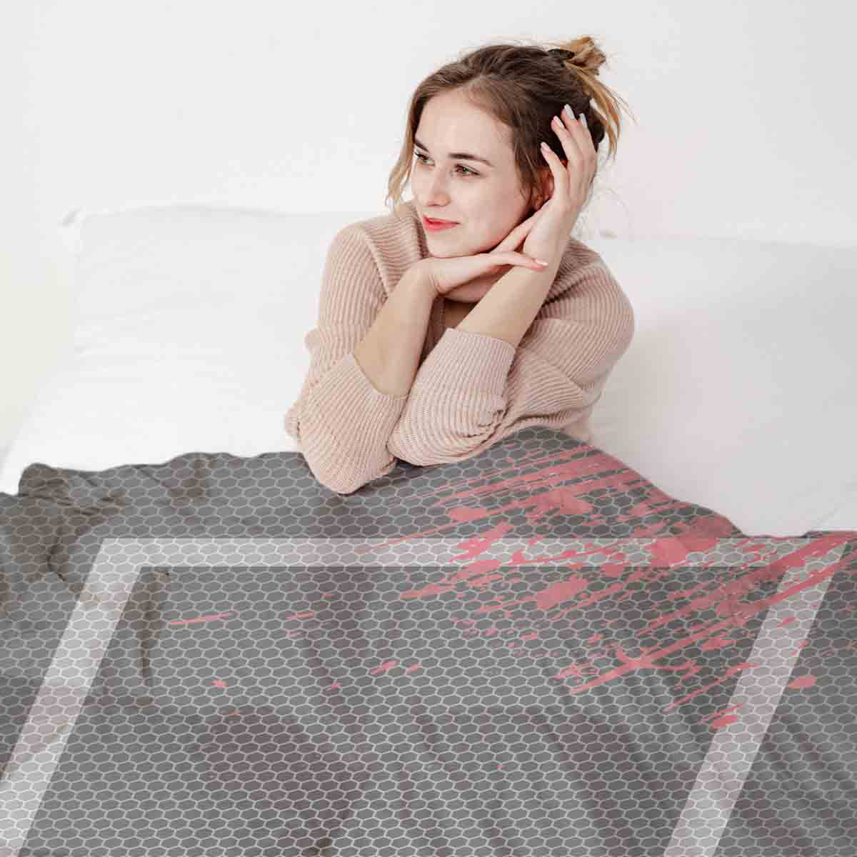 Therapy blankets bedding set black Let's Play