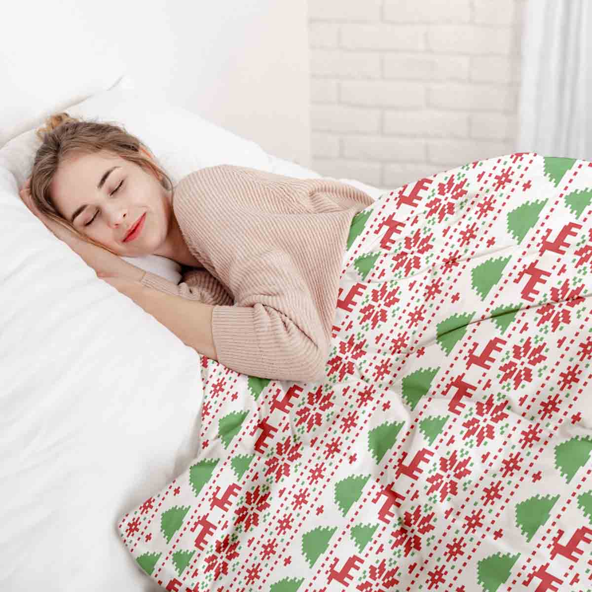 Therapy blankets bedding set Christmas in Norway