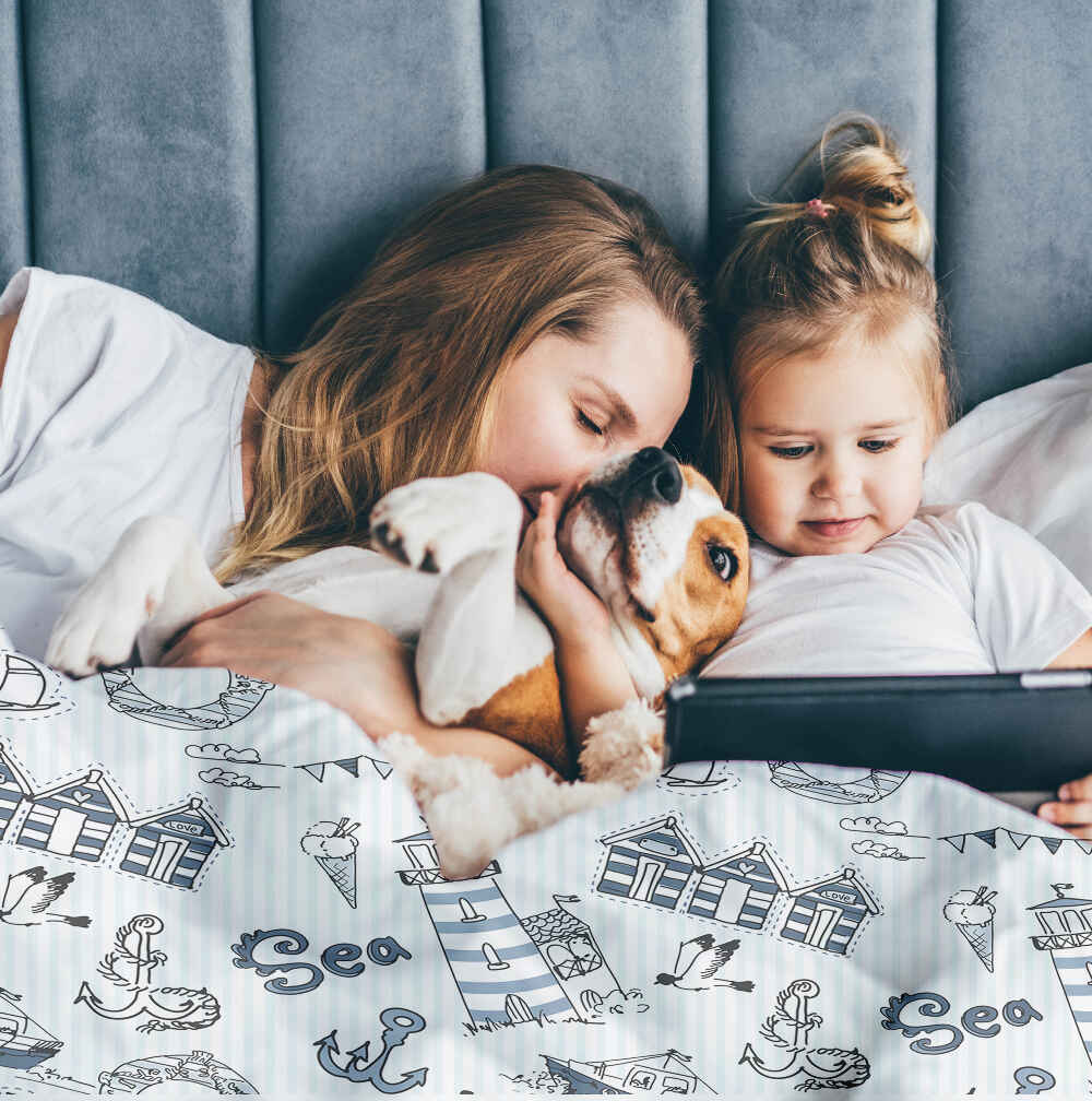 Therapy blankets bedding set seafaring