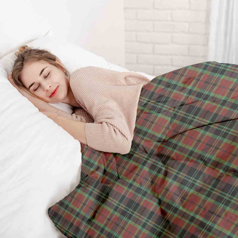 Therapy blankets bedding set, Christmas check pattern.