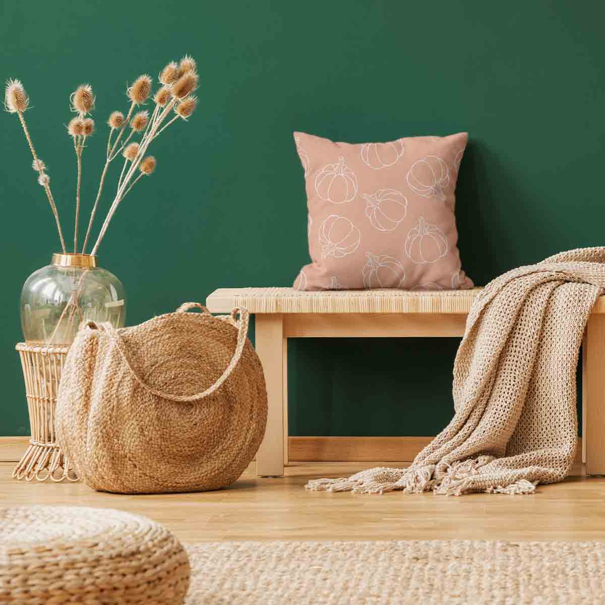 Health Pillow Orange with Pumpkin