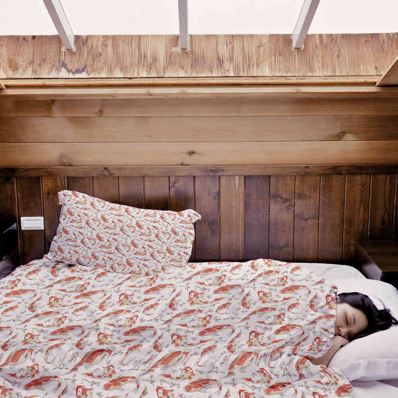 Original therapy blanket - cotton cover carp orange