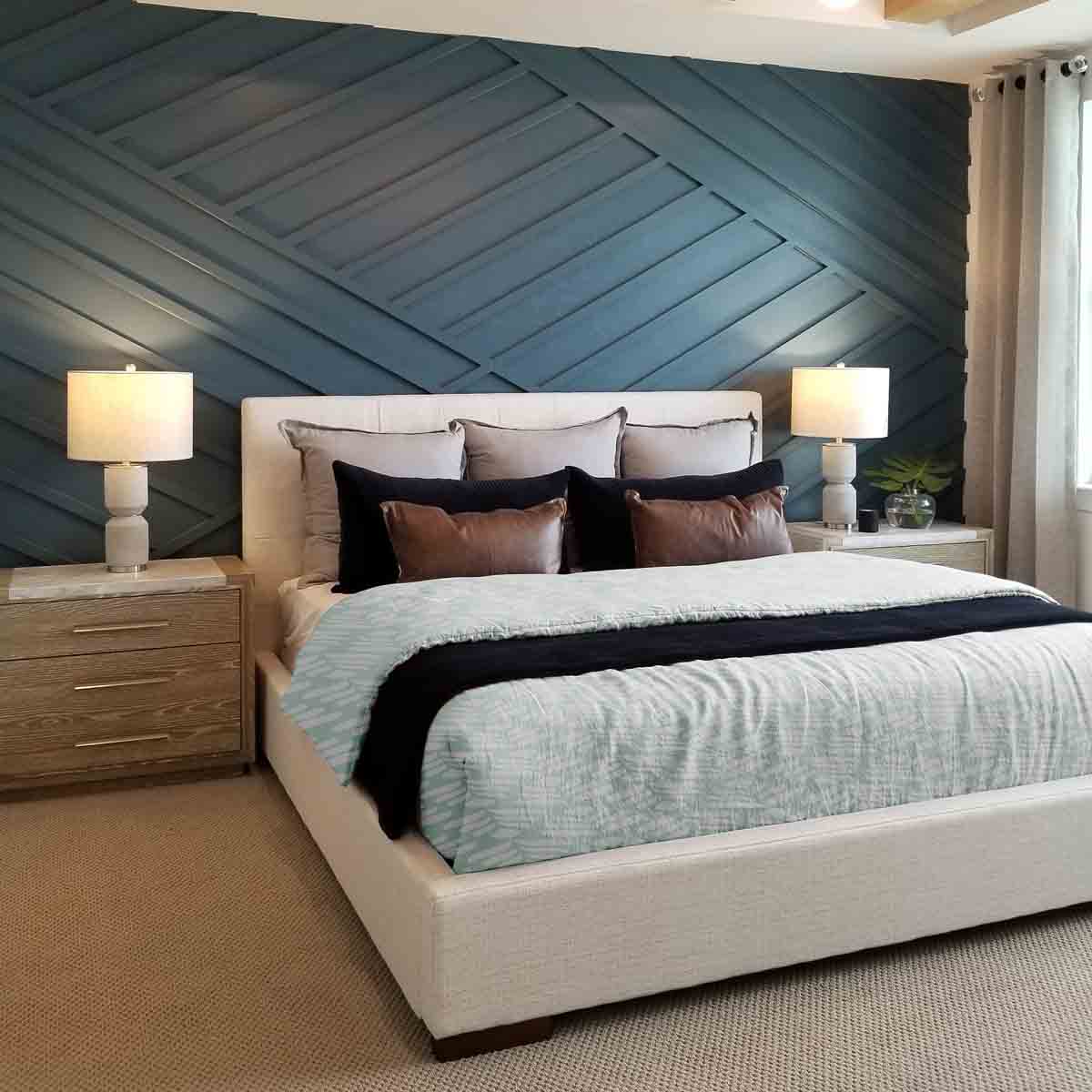 Couverture thérapeutique originale - Housse en coton verte avec sapins