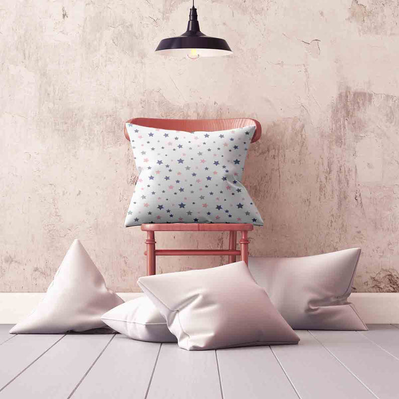 White health pillow with stars
