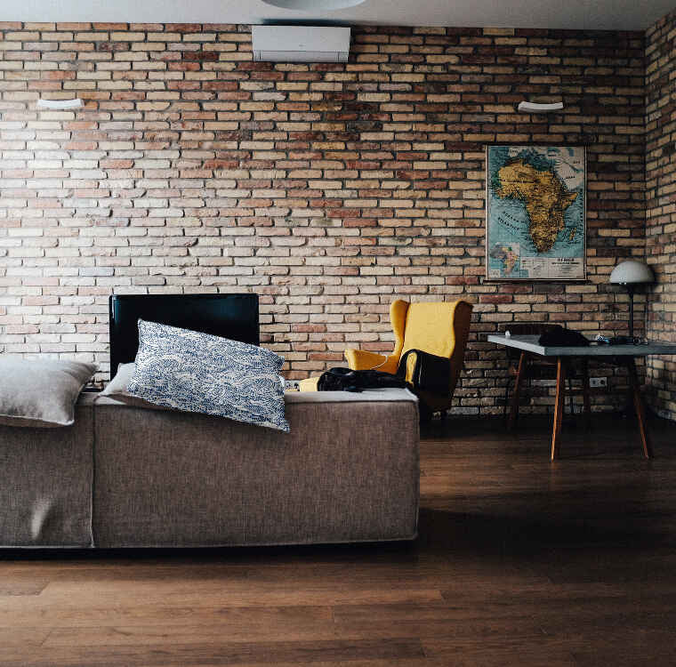 Coussin de santé vagues en bleu