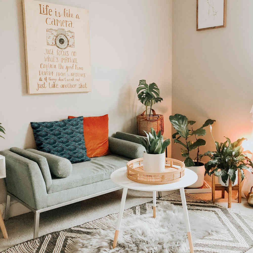 Health pillow waves turquoise-green