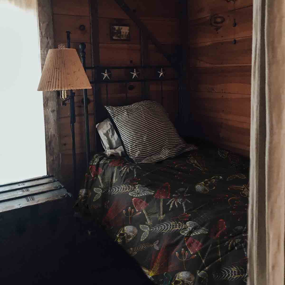 Couverture thérapeutique originale - Housse en coton Halloween Squelette