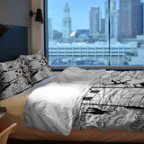 Original therapy blanket - cotton cover white with tower