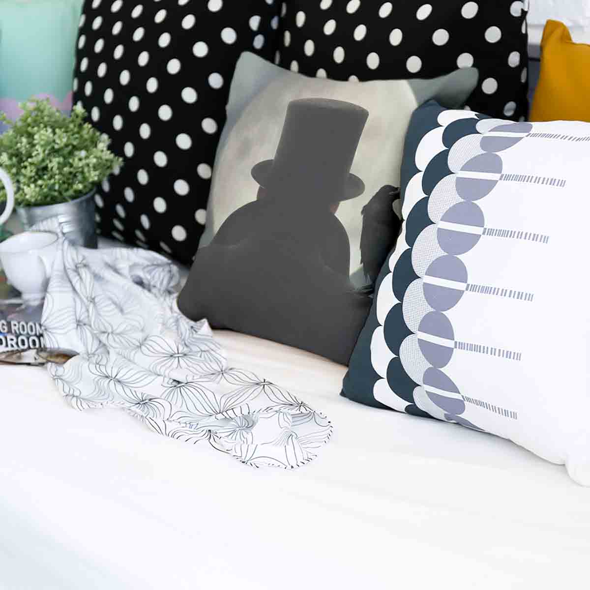 Health Pillow Man in Moonlight